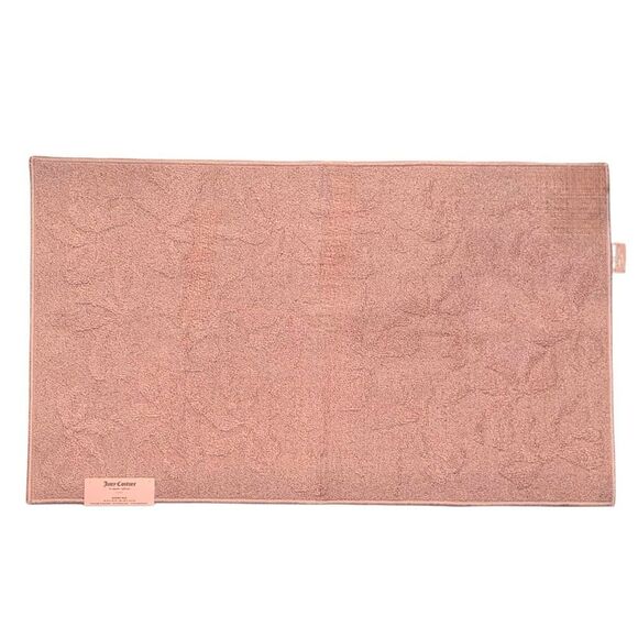 Juicy Couture Home Pink Embossed Floral Skid Resistant Accent Rug 26” x 45” - Picture 1 of 8